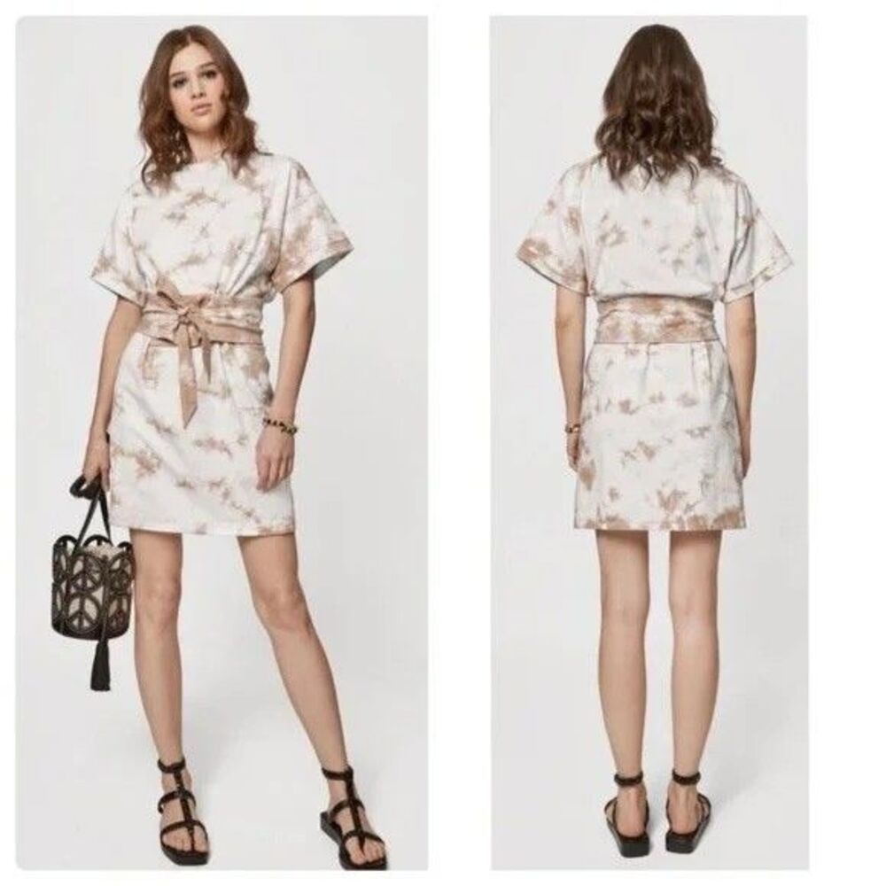 Rebecca Minkoff Marta Tee Shirt Dress Women’s L Casual Summer Travel Work NEW